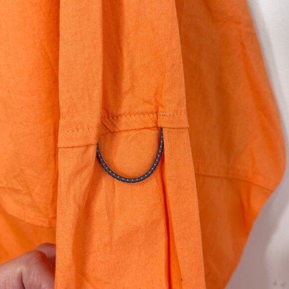 Columbia PFG Professional Fishing Gear LS Shirt Vented Quick Dry Men Size L Oran - Picture 8 of 15